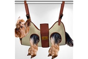 MACOSINESS 2025 2-in-1 Dog Grooming Hammock, Dog Sling, Dog Restraint for Nail Clipping, Dog Carrying Sling, Dog Hanging Harness for Nail Trimming, Small Dog Carrier Sling, Grooming Hammock, Dog Pouch Carrier