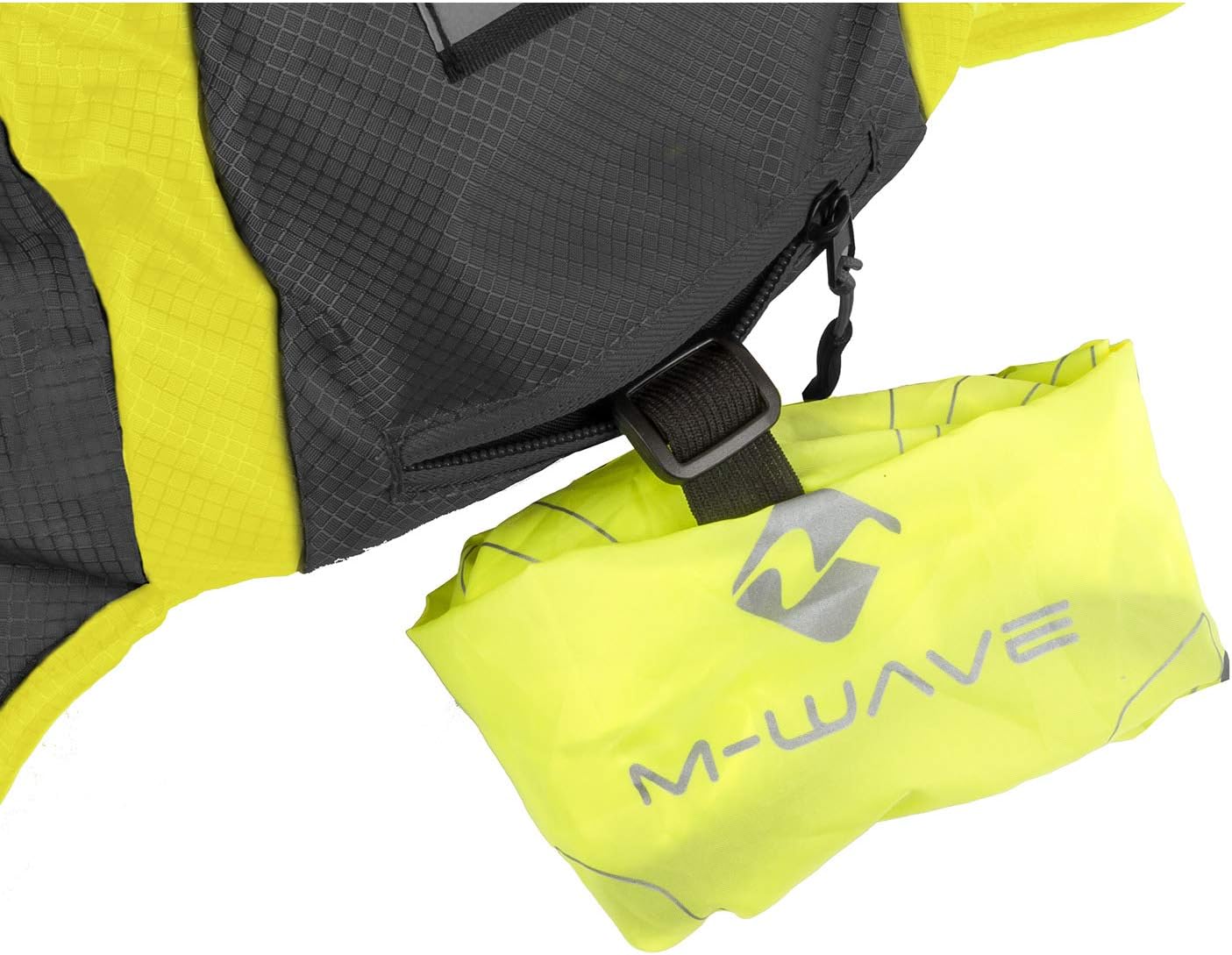 M-Wave Unisex's Rough Ride Back Biker special backpack neon yellow, without water bag - Image 5