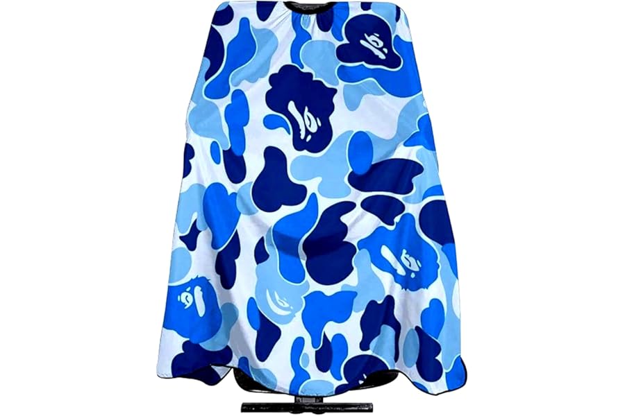 Xianjing Adult Barber Cape,Camo Camouflage Professional Salon Haircut Capes,Haircut Kit Hairdressing Apron