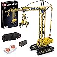 Mould King 17059 Technology Tower Crane Fixture Building Blocks Kit, APP Remote Control Crane Toys, Heavy Crane Model Blocks Set with Motor, Toy Gifts for Adult/Children Over 14+ (1731 PCS)