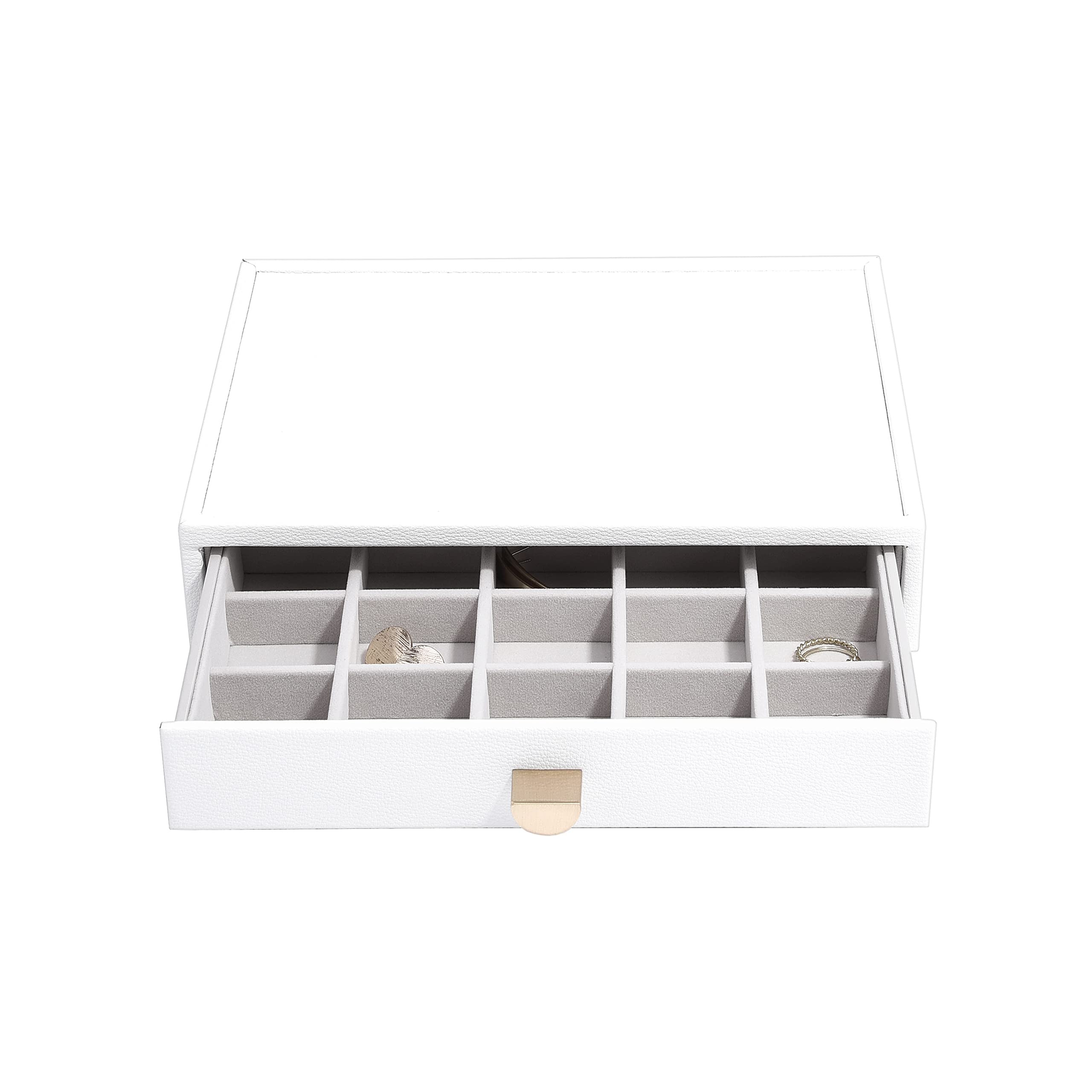 Stackers Pebble White Classic Trinket Drawer Layer