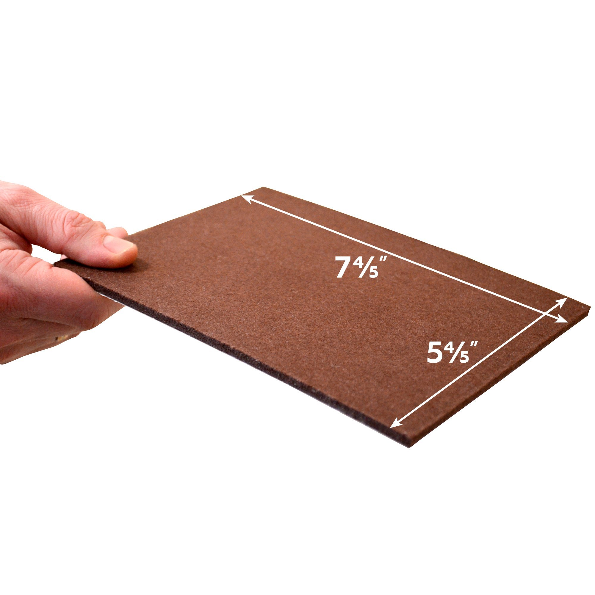 XPROTECTOR 8 Pack Premium Felt Furniture Pads 8”x6” Heavy Duty 1/5