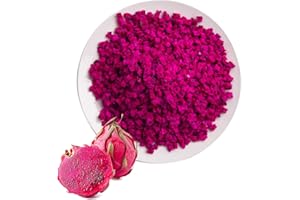 Freeze-Dried Diced Dragon Fruit Snack - 4.23 Oz,Freeze-Dried Pitaya grain (Dragonfruit) dragon fruit,freeze dried dragonfruit