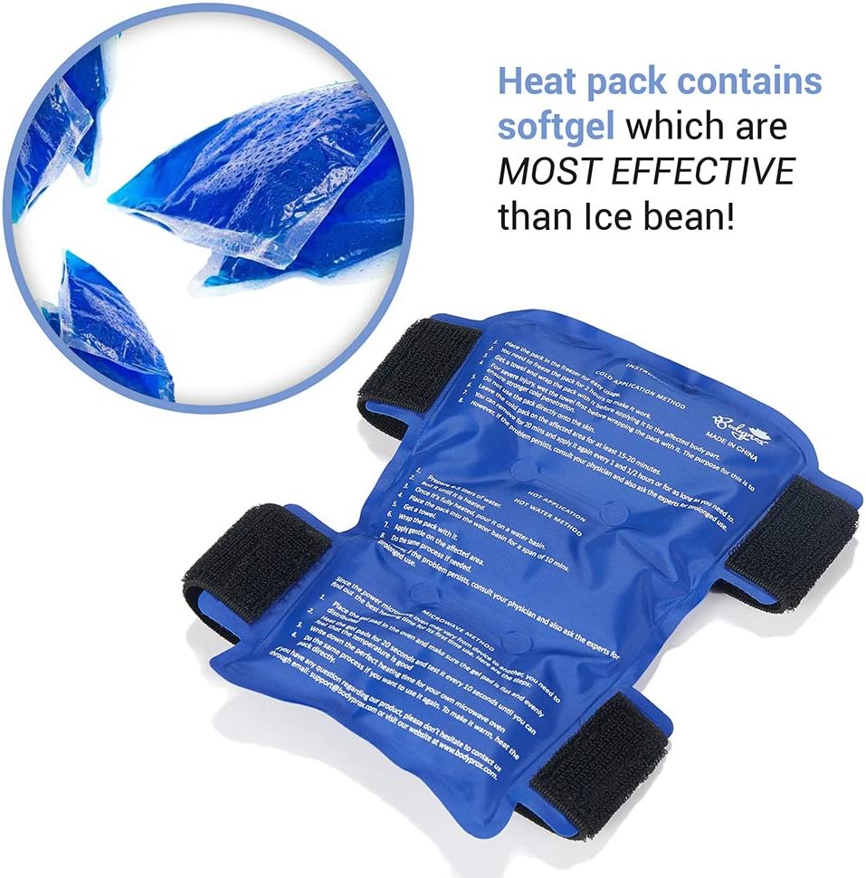 Shin Splint Ice Pack 2 Pack - Reusable Shin Cold and Hot Wrap for Shin Splints Pain Relief, Flexible Ice Pack for Runners: Health & Personal Care