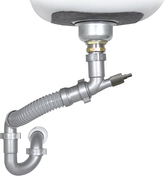 Snappy Trap 1 1/2" Drain Kit for Single Kitchen Sinks, Bar Sinks and