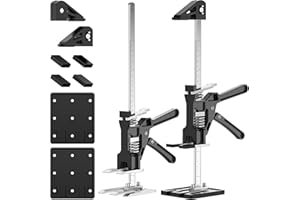RENYINDA Labor-Saving Arm Jack Multifunctional Construction Jacks, Furniture Jacks，Lift Height 9 inches 400lb Load-Bearing for Installing Windows and Doors, Lifting Furniture, Woodworking Tools