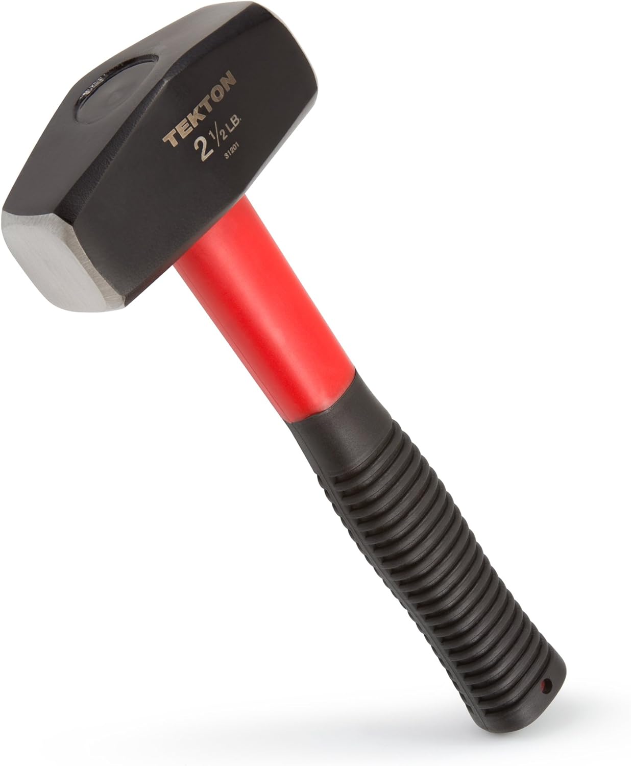 TEKTON 31201 Jacketed Fiberglass Stubby Drilling Hammer, 2-1/2-Pound