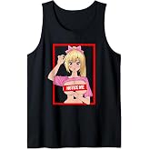 sexy big breasts cartoon girl me noticed japan anime Tank Top