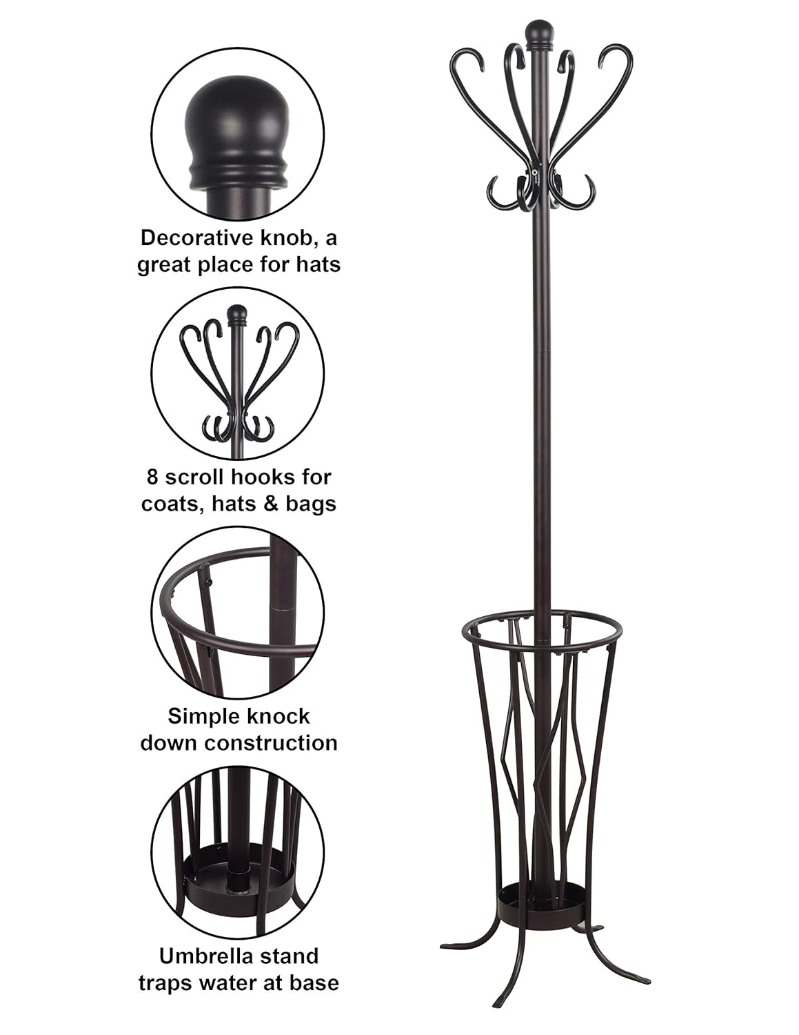 Best 12-Inch Coat Rack