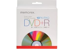 10pk Dvdr Double Layer 8x 8.5gb Spindle