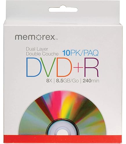 Amazon.com: Memorex 8.5GB 8X Double Layer DVD+R (5 Pack) : Electronics