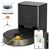 uninell Robot Vacuum and Mop Combo with Self-Emptying, Robotic Vacuum Cleaner 7000Pa & LiDAR Navigation, 180 Mins,90 Days Cap