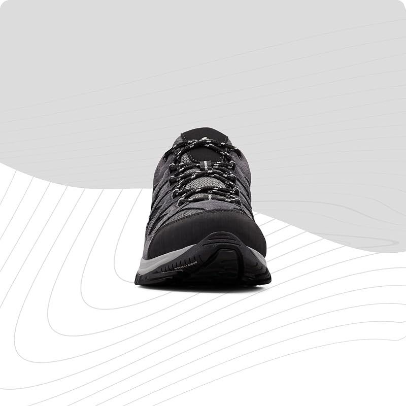 Crestwood Wanderschuhe für Herren, Schwarz (Shark x Columbia Grey), 42 EU