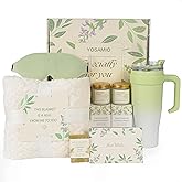 Get Well Soon Gifts for Women,Post Surgery Recovery Gifts with 40 OZ Tumbler & Flannel Blanket, Thinking of You Care Package for Her, Relaxing Self Care Kit with Sage Candle, Soap & Eye Mask