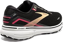 Brooks Women's Sneaker, Black Orange Raspberry, 11.5
