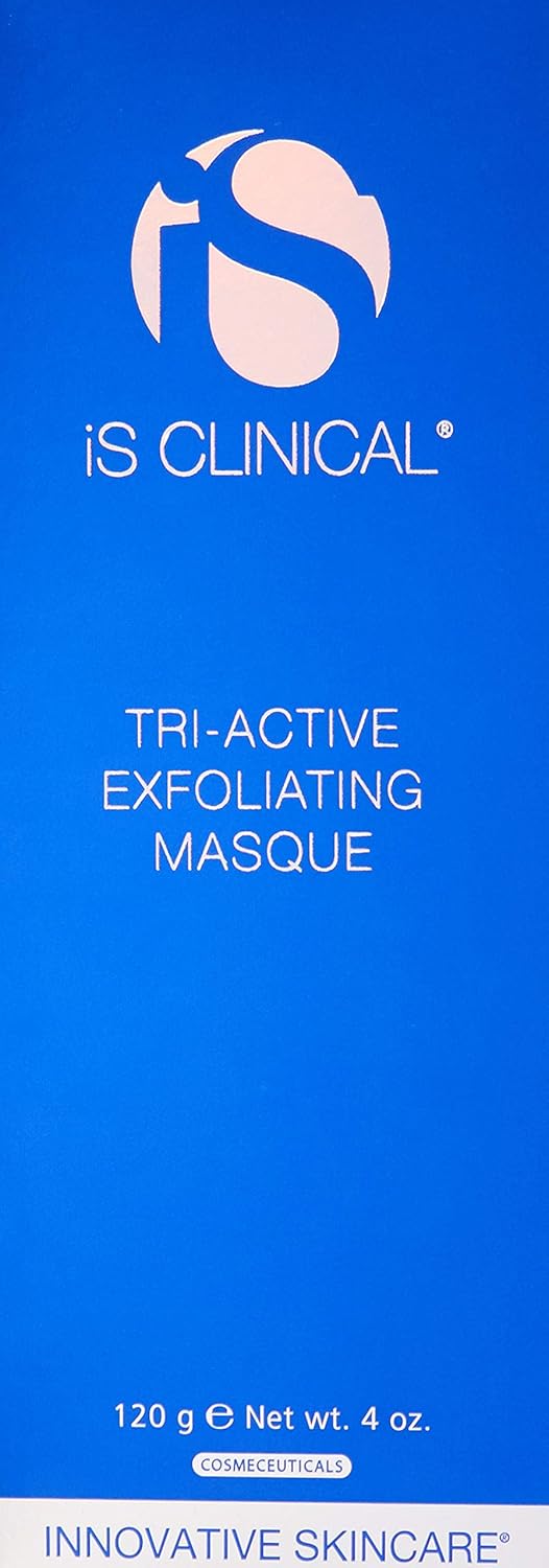 iS CLINICAL Tri-Active Exfoliating Masque; Acne Treatment; Face Exfoliator; Large Pores Treatment, Light green - Image 3