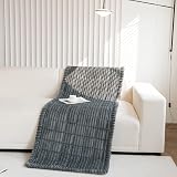 GKXLH New Corduroy Sofa Covers Washable Thick Non-Slip 2-4 Seater Dark Grey view 6