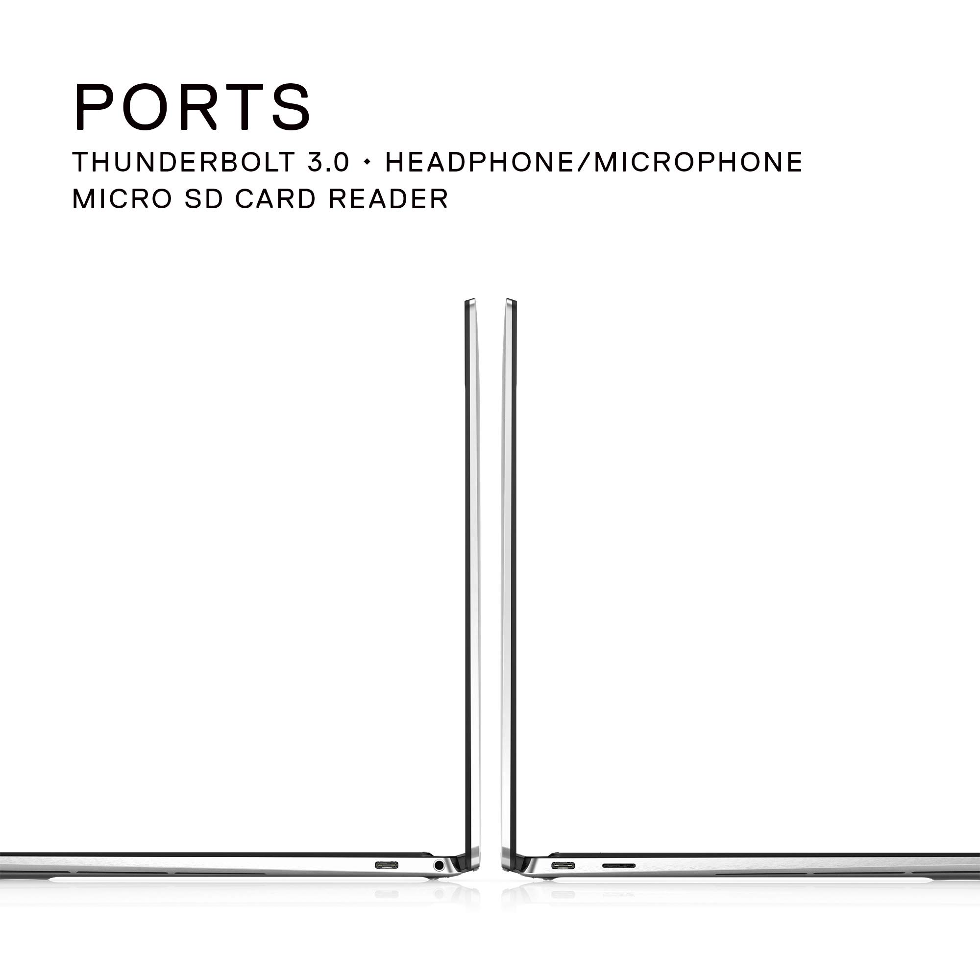 Dell XPS 13 7390 2-in-1 Convertible, 13.4 inch FHD+ Touch Laptop - Intel Core i7-1065G7, 32GB LPDDR4x RAM, 512GB SSD, Intel Iris Plus Graphics, Windows 10 Home - Platinum Silver, Black Interior