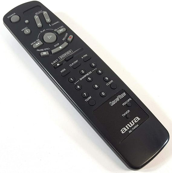 Aiwa RC7VR04 TV VCR Remote Control Original Home Audio