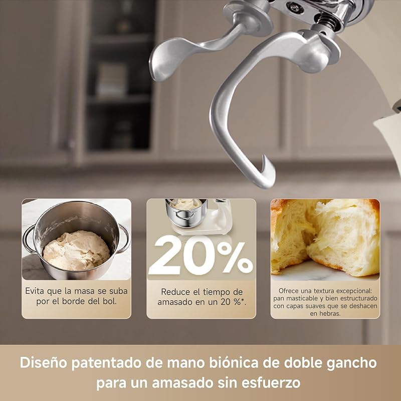 BioKnead, Robô Amassador, 12 Definições Precisas de Velocidade