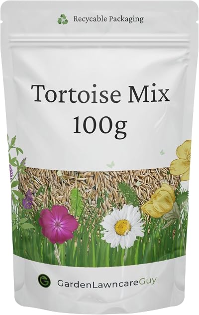 Garden Lawncare Guy Tortoise Grass Seed and Forage Mix 100g - Fast Growing