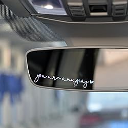 2 x You Are Amazing Vinyl Sticker Mirror Decor Car