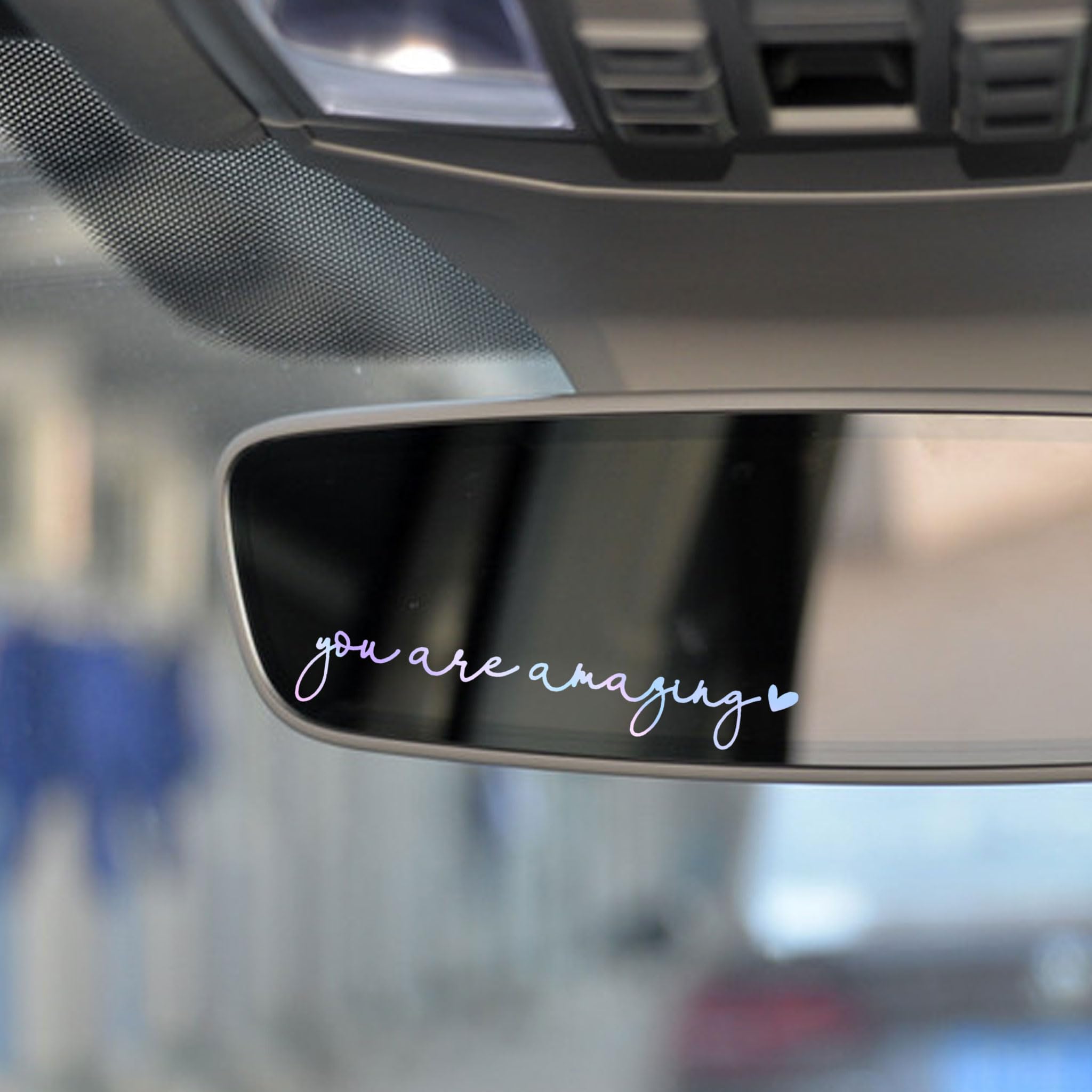 2 x You Are Amazing Vinyl Sticker Mirror Decor Car