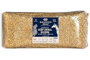 OLD DOMINION HEMP 33Lb. Bag of Grade A Premium Dominion Hemp Bedding, Chicken Coop Bedding! 1 Bag of Hemp Equals 3 Bags of Pine Shavings, Covers 121 Sq. Feet, Low Dust, Absorbs Odors, Easy Clean up!