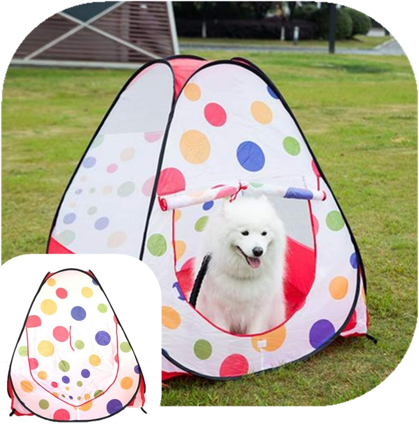 tent with dog room