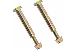 Metalsuberg Deck Wheel Shoulder Bolt and Flanged Lock Nut Replaces 193406 184219 137644 532193406 532137644 738-3056 938-3056 for MTD cub Cadet,craftman.(2pcs Pack)