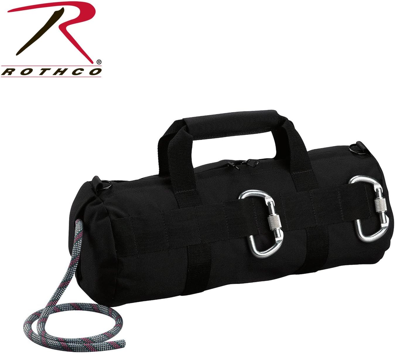 Black Stealth Rappelling Climbing Rope Gear Bag, Rope Bags Amazon Canada