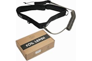 Ho Stevie! Foil Leash for Hydrofoil Boards - 8ft Coiled Waist Leash