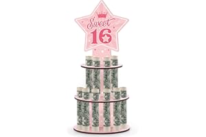 Xylolfsty Sweet 16th Birthday Money Holder Money Card for Cash Gifts for Her DIY Happy Birthday Money Gifts Idea for Girls Daughter Granddaughter Friends Party Favors