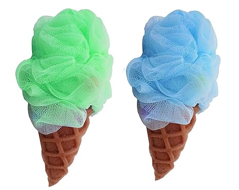 Morges Bath Sponge For Body Wash For Men Women And Kids Multicolor 15 Gram Pack Of 1