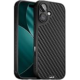 Mous for iPhone 17 Case, Compatible with MagSafe - Limitless - Protective Carbon Fibre Cover for iPhone 17 - Shockproof, Full Camera Protection, Anti-Scratch Back, Black