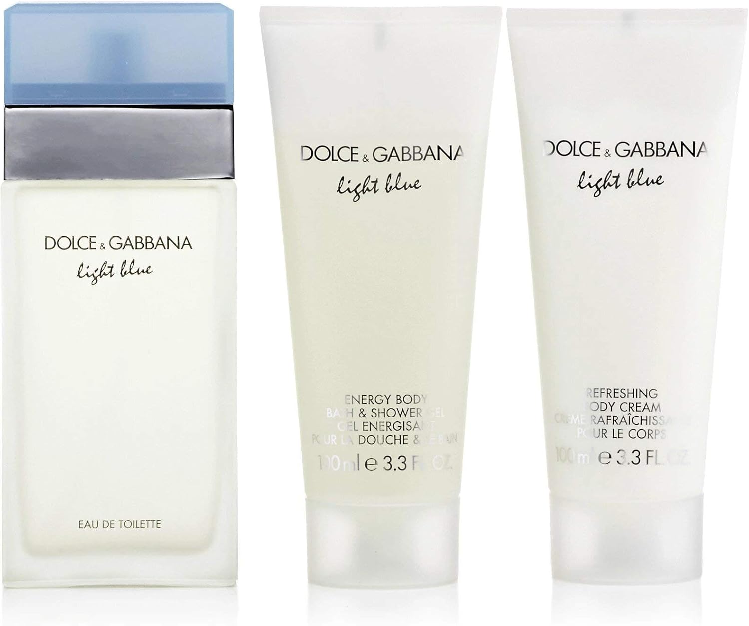 dolce & gabbana light blue eau de toilette 100ml gift set
