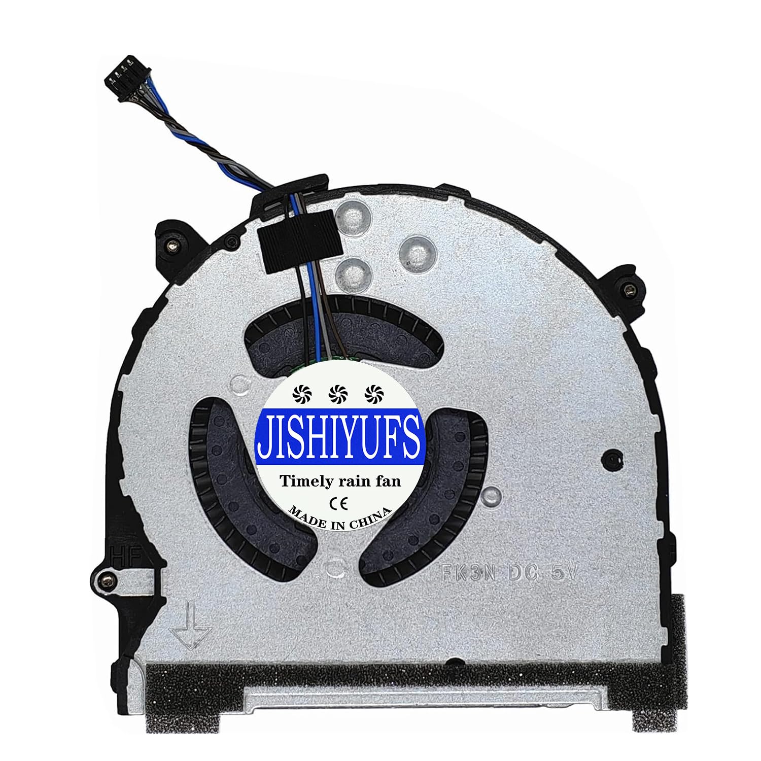 JISHIYUFS New CPU Cooling Fan for HP ProBook 640 G4 645 G4 640G4 645G4 Series DFS551205ML0T FK3N EG75050S1-C050-S9A L09537-001 6033B0058801 HSC N-I14C- 4 x DC5V 0.5A