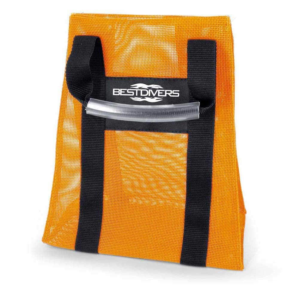 Best divers Mesh Bag Bag Orange 28x24x13 cm, Unisex Adult, Orange,