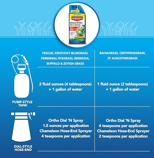 Amazon Com Bioadvanced 704160 Weed Killer For Lawns Concentrate 32 Ounce Garden Outdoor