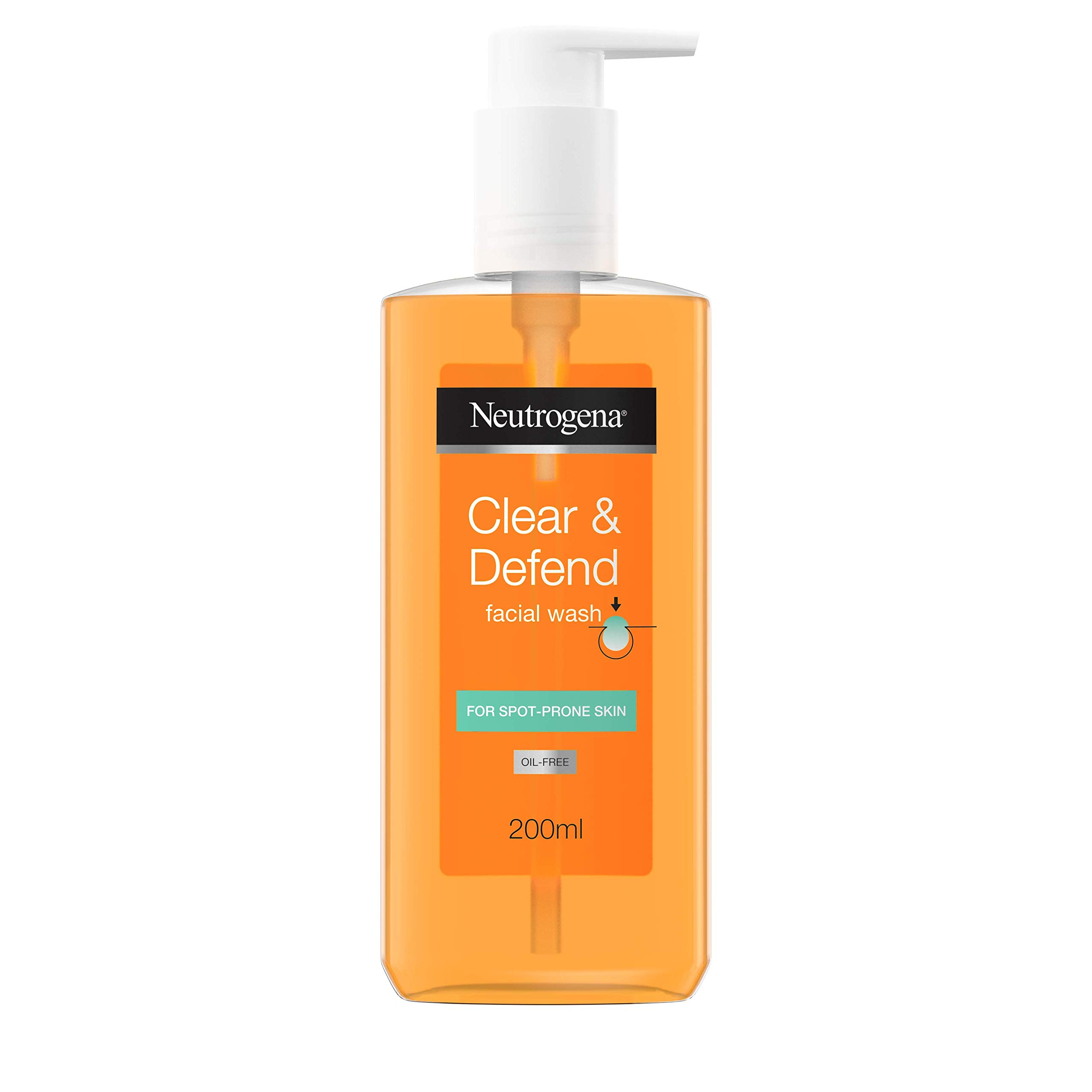 clear and defend facial wash