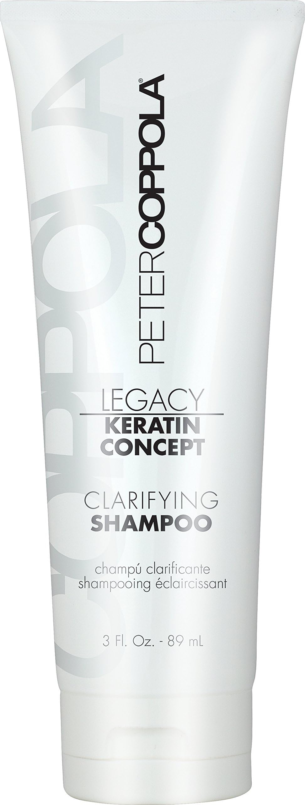 Peter Coppola Clarifying Shampoo 3 oz. - Gentle Deep Cleansing Shampoo for Daily Use - After Swimming Pool Removes Chlorine - Removes Oil and Excess Product