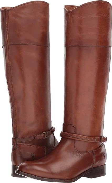 Frye melissa seam tall cognac Clearance