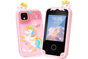 WINDPAINT Kids Phone for Girl Toys, Kids Camera Toy Kids Toddler Tablet Smart Phone Christmas Birthday Gifts Toddler Ages 2,3,5,7,8,10 Year Old, Educational Learning Toys with 2.8" Touchscreen, Music Video Game