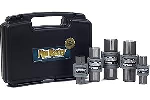 PipeMaster Contour Gauge Pipe & Tube Fitting Tool – Welding & Fabrication Notcher for Precise Coping & Joint Layout – Easy-to-Use Pipe Template – Pro Racer Kit