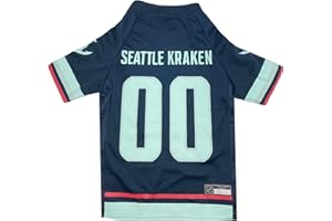 Pets First NHL Seattle Kraken Jersey for Dogs & Cats, Large