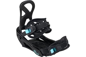 5th Element Layla 2 Adult Snowboard Bindings for Women-Designed for New or Replacement Snowboards. Universal bindings disc and Hardware for Beginner to Intermediate
