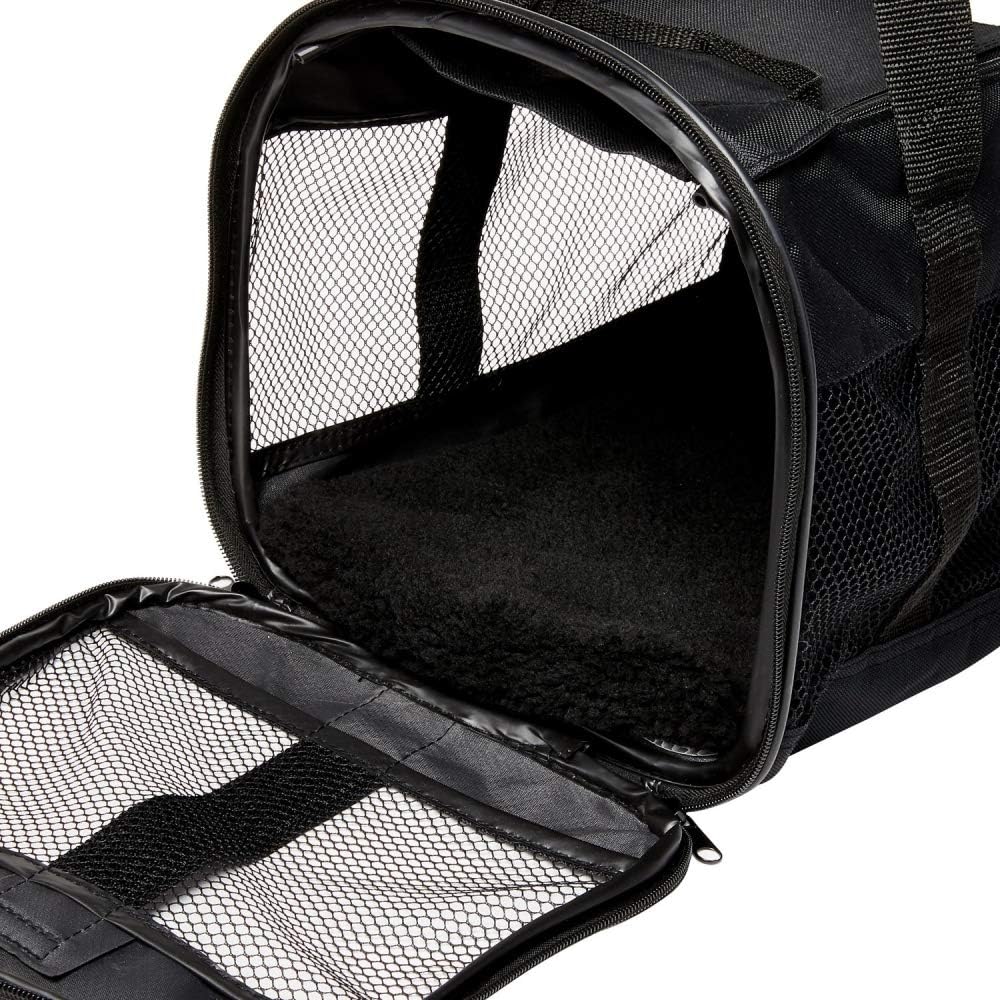 Petmate Soft-Sided Kennel Cab Small Pet Carrier Two Easy-Open Doors 3 Stylish Colors 2 Sizes : Soft Sided Pet Carriers : Pet Supplies