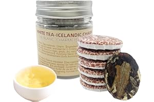 BAYUEDEGUA-Mini Round Tea (White Tea) 35g/1.23oz 0 Calorie|Low Carbon Water|Low Caffeine.Yunnan white tea,Soft and sweet,Deli