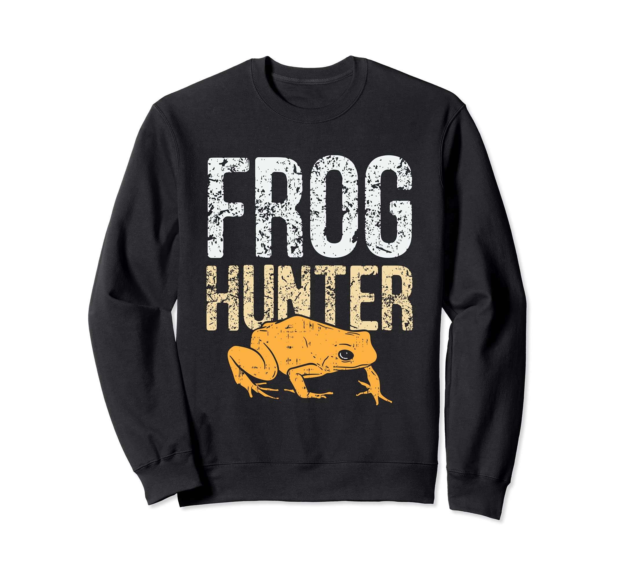 Frog Hunter l Amphibian Frog Catcher Humor Sweatshirt