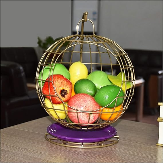 YXYLD Metall Obstkorb,Obstschale FüR Brot Obst Snacks SüßIgkeiten,Zum